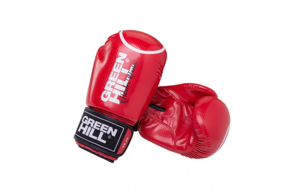 Перчатки боксерские Green Hill Panther 10 oz, к/з BGP-2098 красный 600_380