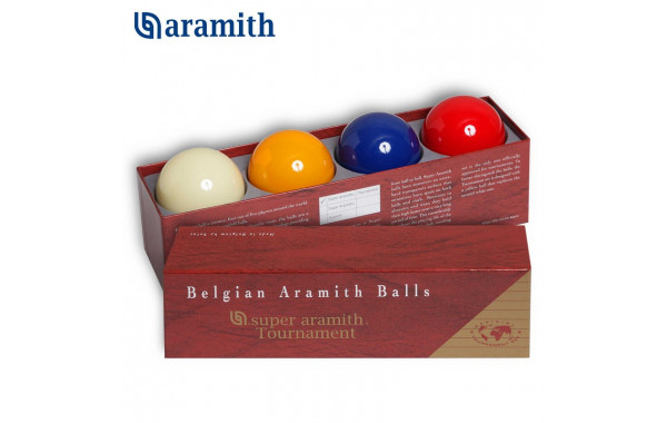 Шары Super Aramith Tournament Carom ø61,5мм 4шара 600_380