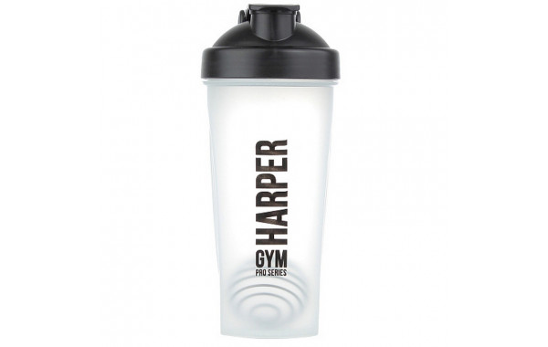 Шейкер спортивный 600мл Harper Gym Pro Series Хрусталь черный S01-600 600_380