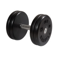 Гантель классик с вращающейся ручкой хром 24 кг MB Barbell MB-FdbEM-B24