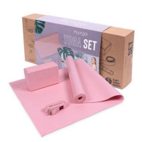 Набор для йоги Myga Yoga Starter Set RY1503 нежно-розовый