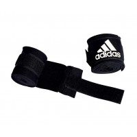 Бинты эластичные Adidas AIBA Rules Boxing Crepe Bandage (пара) adiBP031 черные