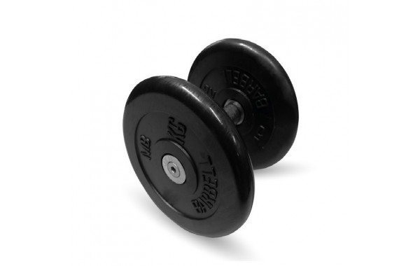 Гантель Профи с вращающейся ручкой, 11 кг MB Barbell MB-FdbM-B11 600_380