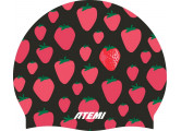 Шапочка для плавания Atemi silicone cap Strawberry shake TSC1SS Принт