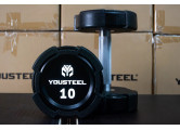 Гантель EVO 10кг полиуретановая YouSteel