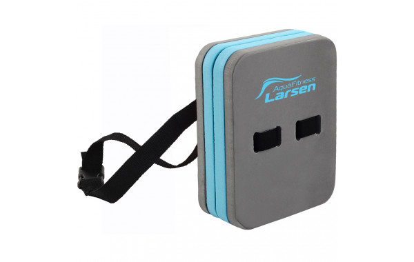 Пояс для обучения плаванию Larsen AquaFitness YP-15B графит\бирюза 600_380