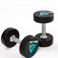 Гантели в уретане 44 кг Live Pro Premium Urethane Dumbbells LP8000-44