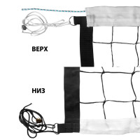 Сетка волейбольная профессиональная 9.5х1м, нить3,5мм ПП, яч.10см FS-V-№8 черная