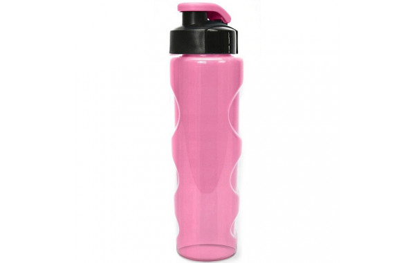 Бутылка для воды HEALTH and FITNESS , 700 ml., anatomic, прозрачно/розовый КК0162 600_380