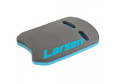 Доска для плавания 28х43х3,5см Larsen AquaFitness YP-07SP графит\бирюза