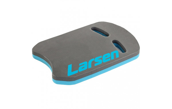 Доска для плавания 28х43х3,5см Larsen AquaFitness YP-07SP графит\бирюза 600_380