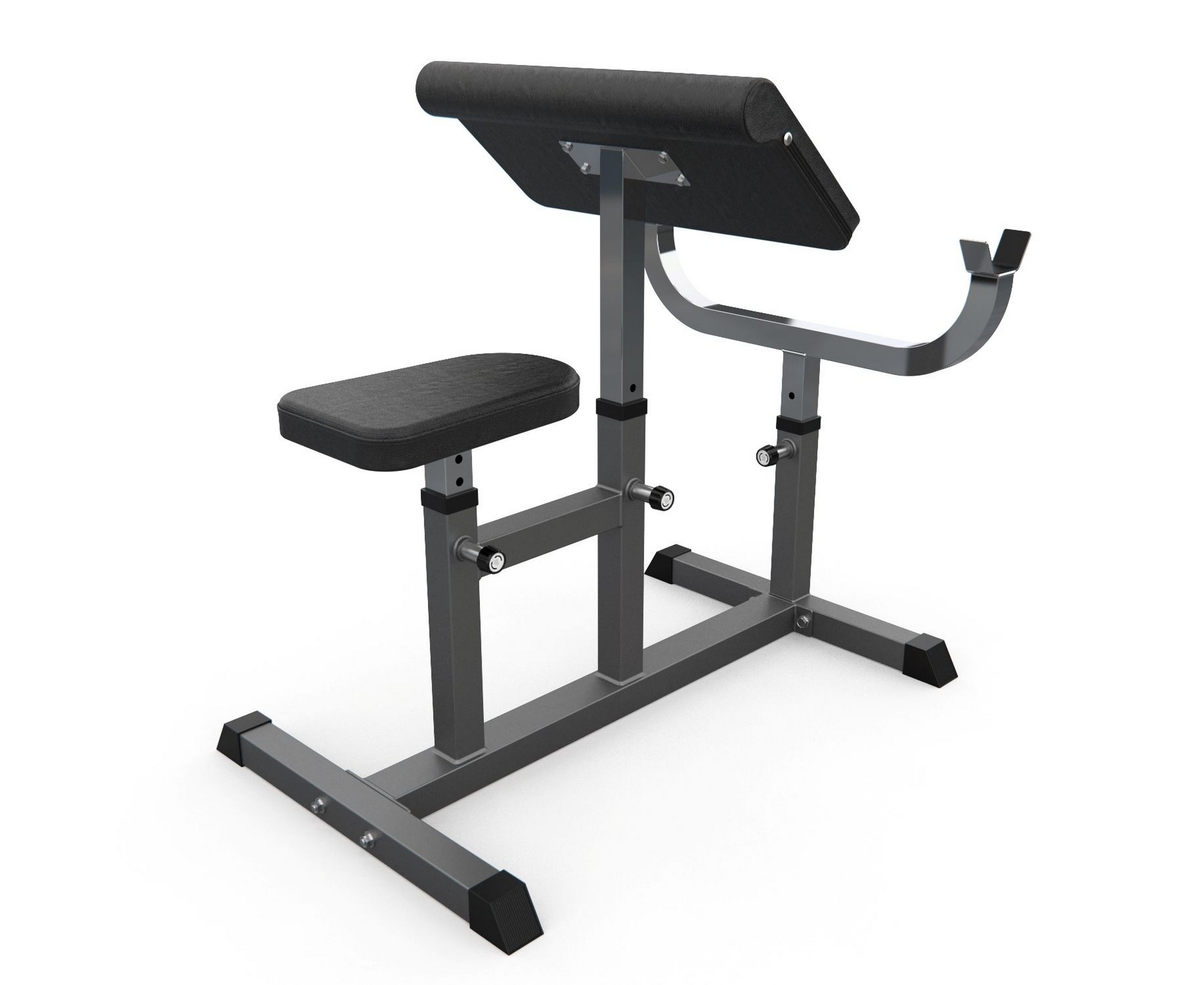 Скамья Скотта DFC Homegym UB009G серый 2000_1636