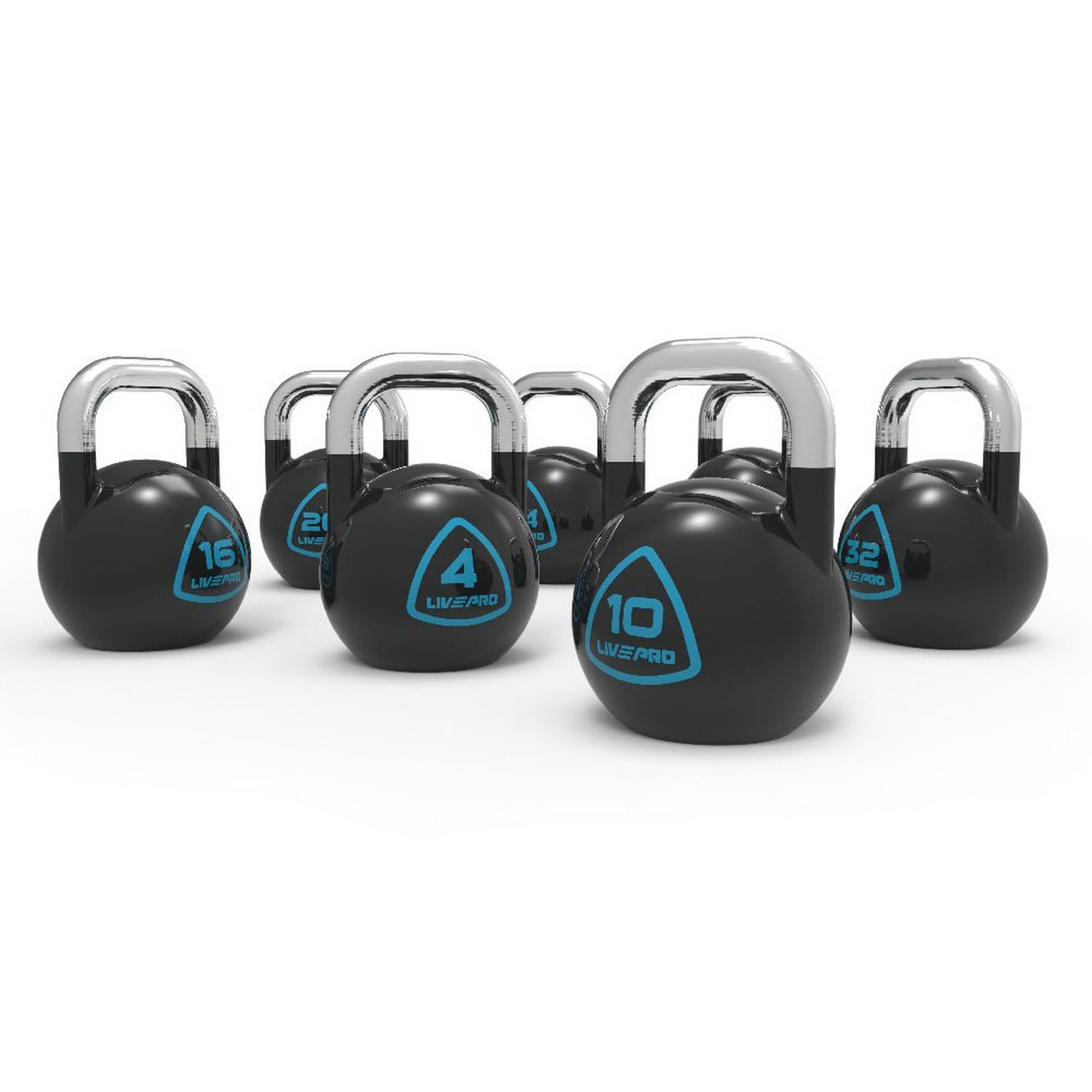 Соревновательная гиря 20 кг Live Pro Steel Competition Kettlebell LP8042-20 2000_2000