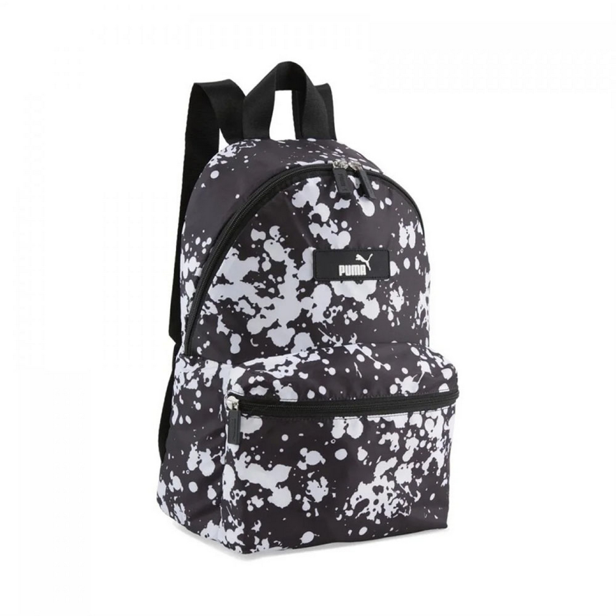 Рюкзак 33x25x12см, 10л Puma Core Pop Backpack 07985503 Черно-белый 2000_2000