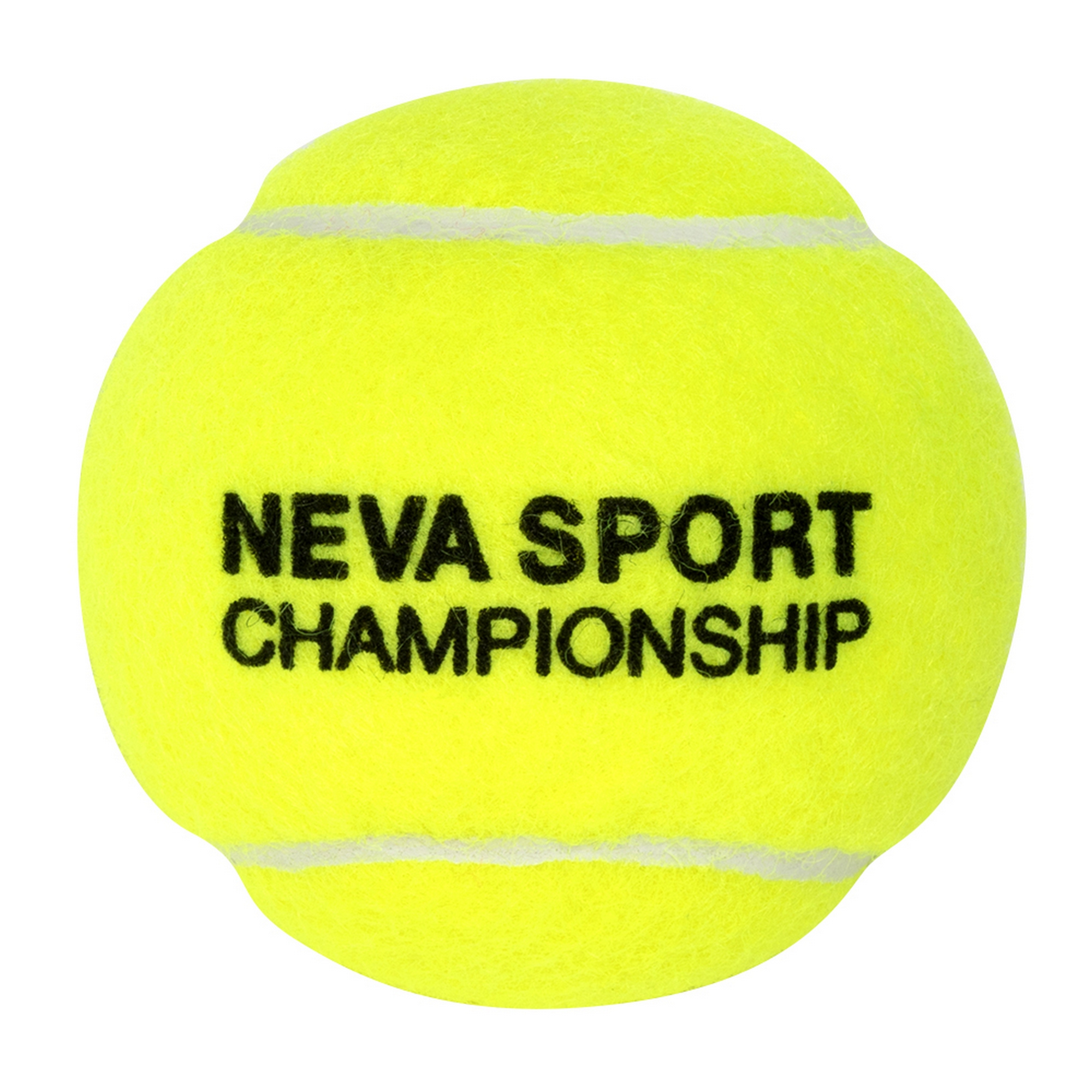 Мяч для большого тенниса Neva NS Championship 3B 124001 желтый 2000_2000