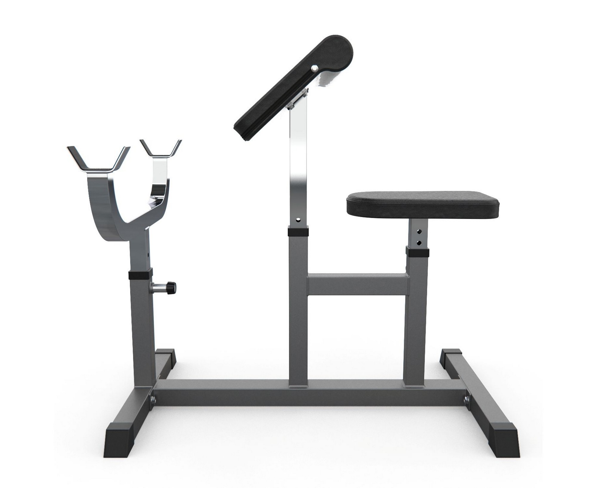 Скамья Скотта DFC Homegym UB009G серый 2000_1636