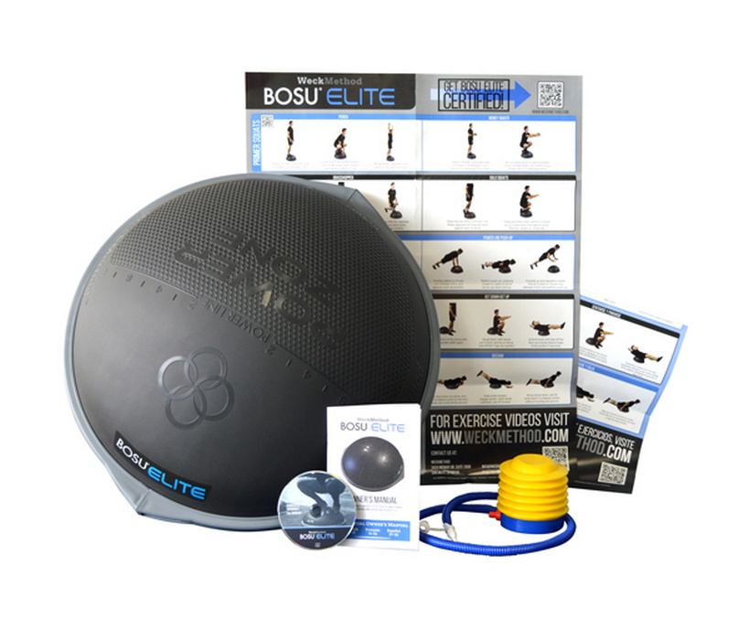 Платформа балансировочная Bosu Balance Trainer Elite серый 819_700