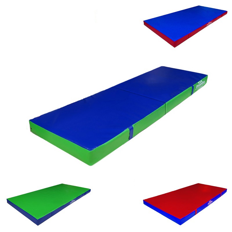 Мат гимнастический 200х50х5см винилискожа складной в 2 сложения (ппу) Dinamika ZSO-001269 800_800