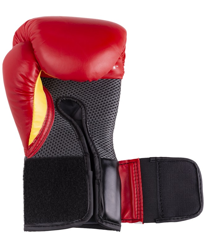 Перчатки боксерские Everlast Elite ProStyle P00001198, 14oz, к/з, красный 665_800