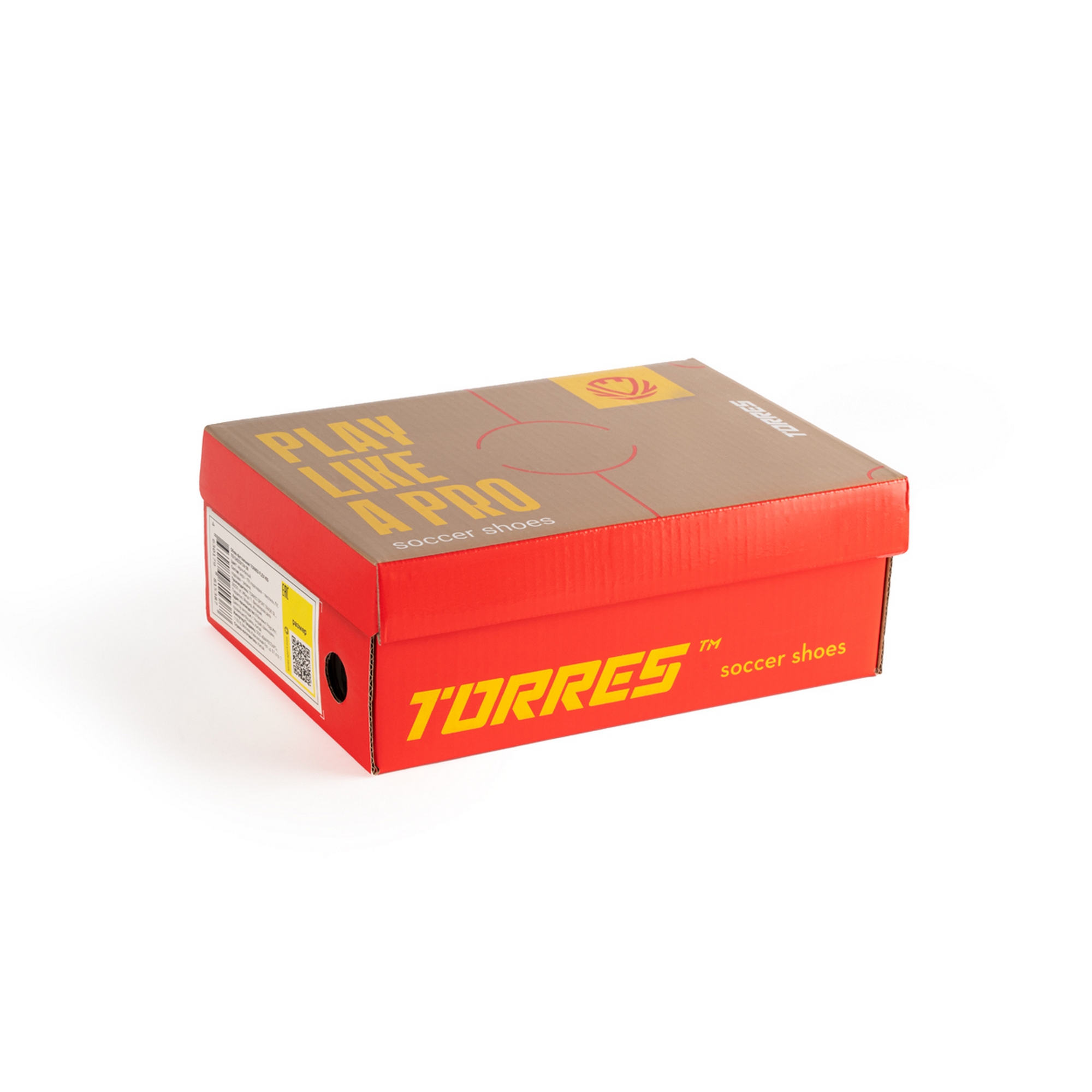 Бутсы футбольные (многошиповки) детские Torres COPA KID TS234238-614 чёрно-жёлтый 2000_2000