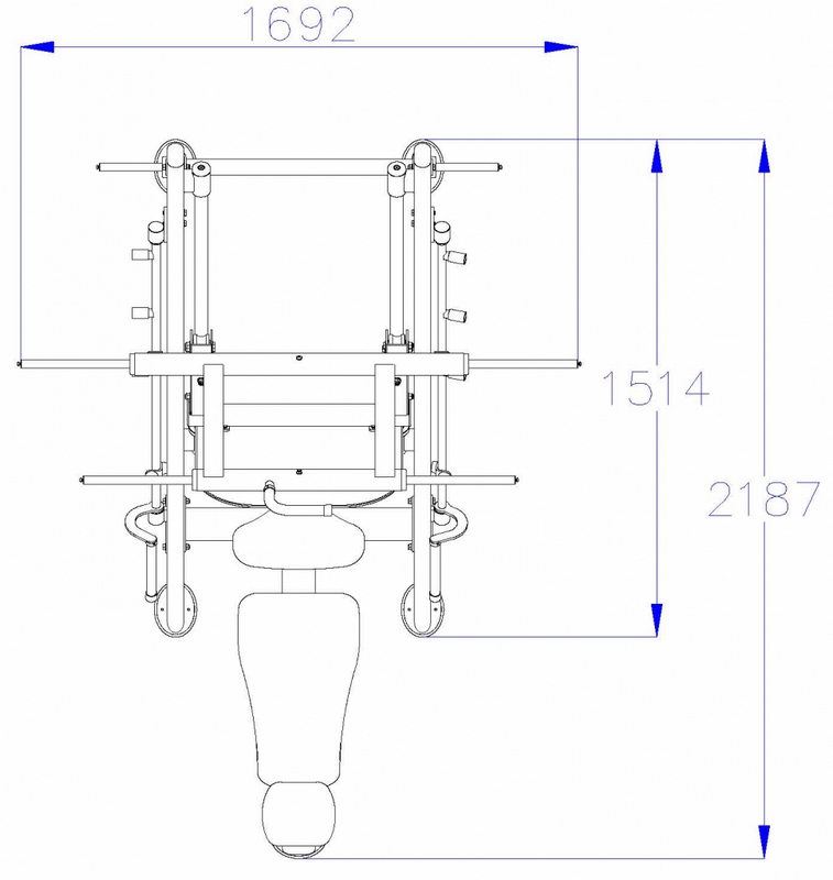 Жим ногами LEG PRESS YouSteel 757_800