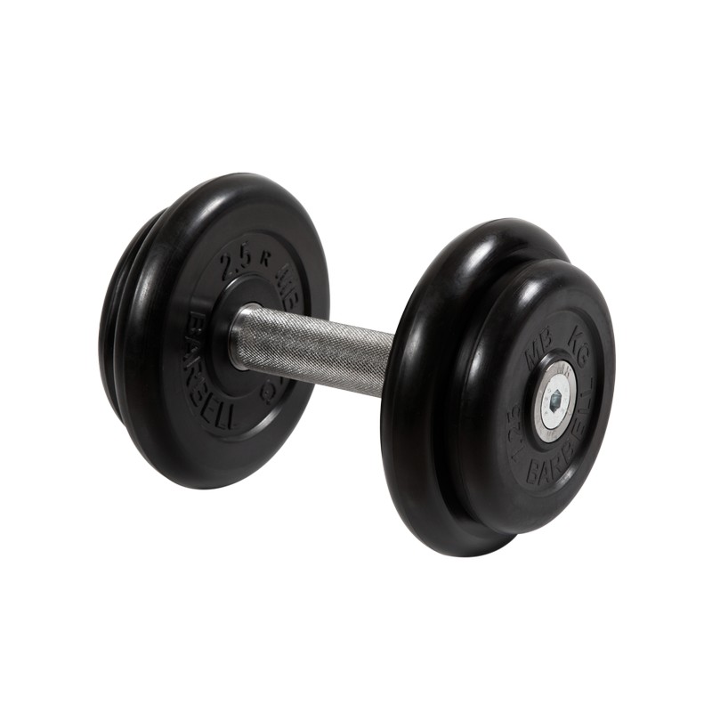 Гантель Профи с вращающейся ручкой, 8,5 кг MB Barbell MB-FdbM-B8,5 800_800