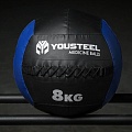 Медбол 8кг, со шнуровкой YouSteel 120_120