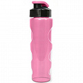 Бутылка для воды HEALTH and FITNESS , 700 ml., anatomic, прозрачно/розовый КК0162 120_120